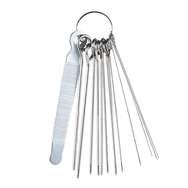 2Set Gitarr Mutter Skåra Fil DIY Slot Filing sträng sågstänger