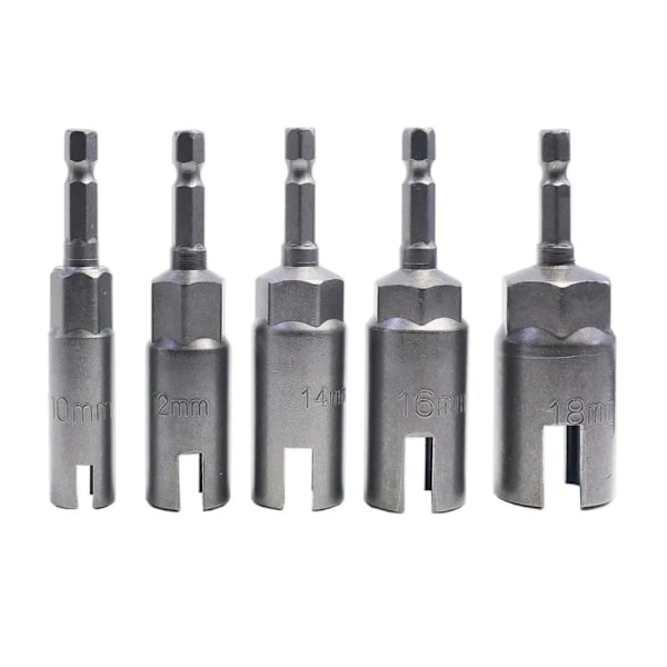 5 STK 1/4" Mutter Driver Wing Mutter Driver Spornøkkel sekskantskaft