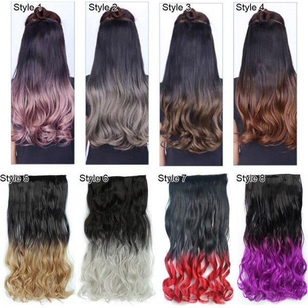 Peruukkipala väri kihara hiuskappale STYLE 8 STYLE 8 Style 8