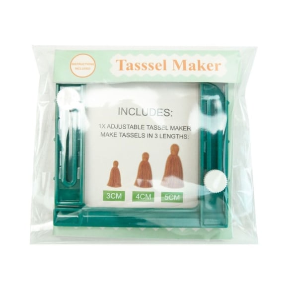 Tassel Maker Square Plastic Justerbart duskverktøy