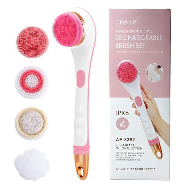 Body Brush Kylpysuihku Selkäpesuri PINK Pink