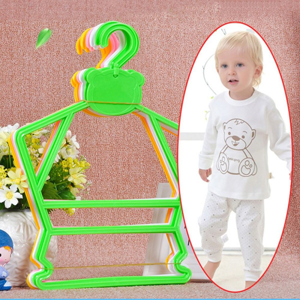 5 STK Babytøjsbøjle i ét stykke tøjstativ HVID 5 STK 5 STK White 5pcs-5pcs