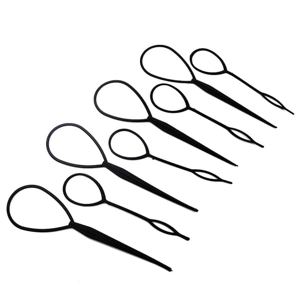 10 st Hästsvans Creator Plast Loop Braid Maker 10Pcs