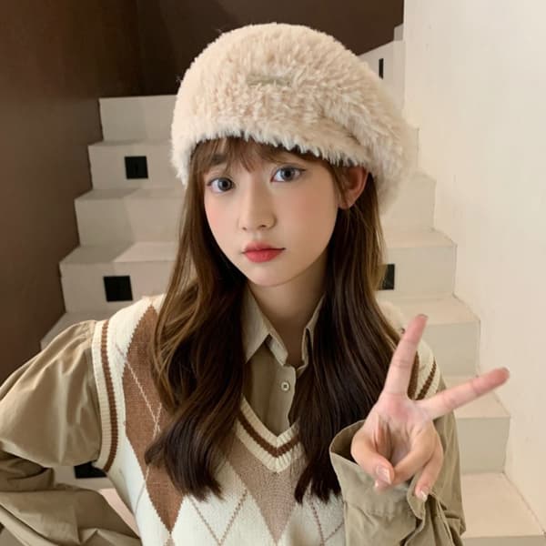 Pehmo Berets Felt Hat VAALEA rusketus Light tan