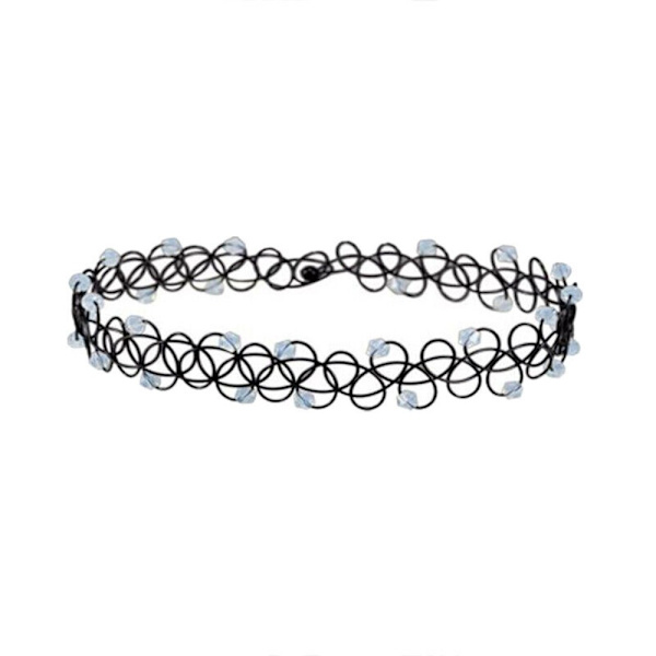 Stretch Choker -kaulakoru goottilainen elastinen kaulakoru multi