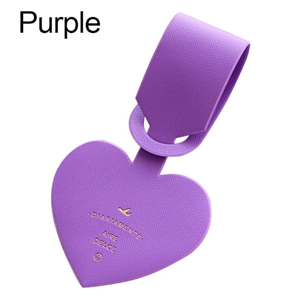 Resväskaetiketter Bagageetiketter LILA Purple