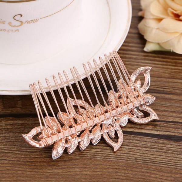 Bryllupshårkammer Brudehårnåler Crystal Tiara
