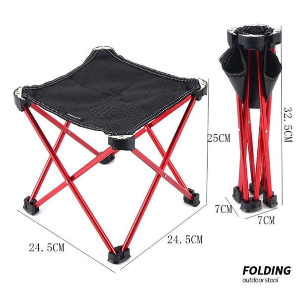 Fällstol Stall Picknickstol RÖD Red