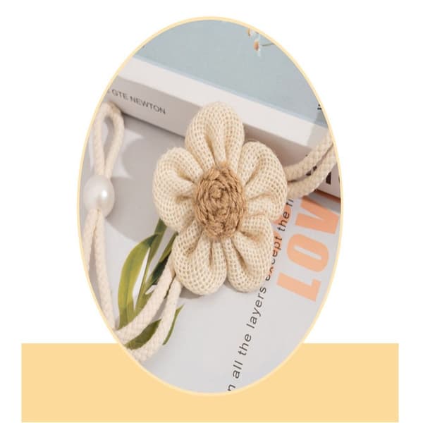 2 stk Gardinreb Hold Backs Gardinbindere Gardinbindere Beige 2 Pcs-2 Pcs