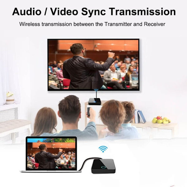 HDMI-sender HDMI-modtager trådløs lyd- og videoadapter