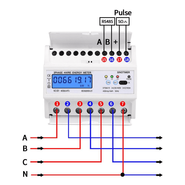 Energimåler Elmåler MULTIFUNKTIONER MULTIFUNKTION Multifunction