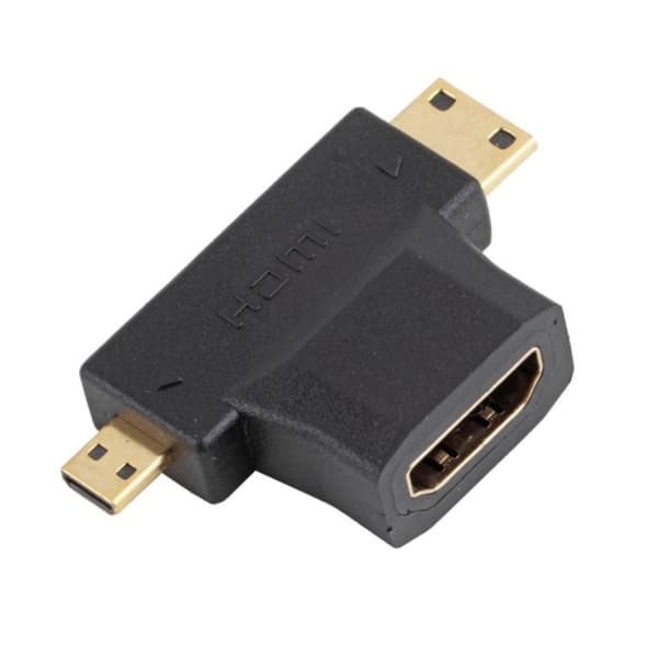2 kpl HDMI-sovitin 2 in 1 -sovitin Datasovitin