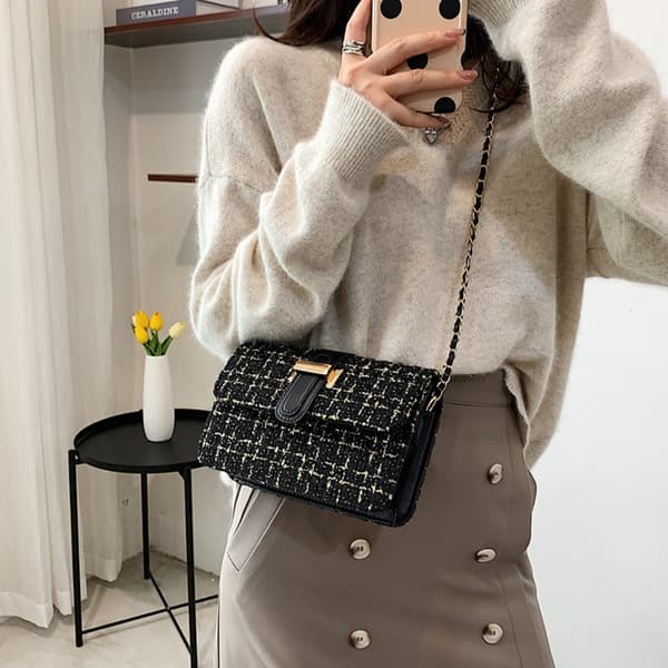 Skuldertasker Messenger Taske HVID White