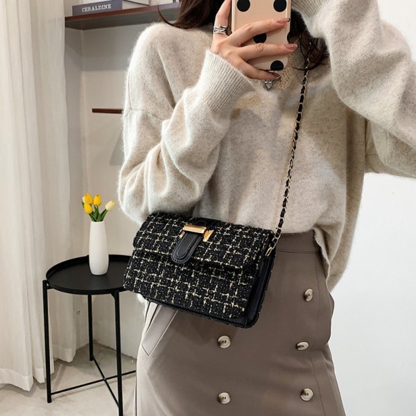 Skuldertasker Messenger Taske SORT Black