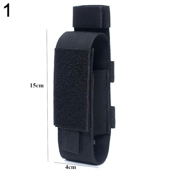 Tactical Molle Holder Lommelygte Nylonpose 1 1 1
