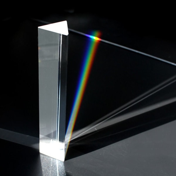 Optisk glass trekantet prisme Krystall optiske prismer