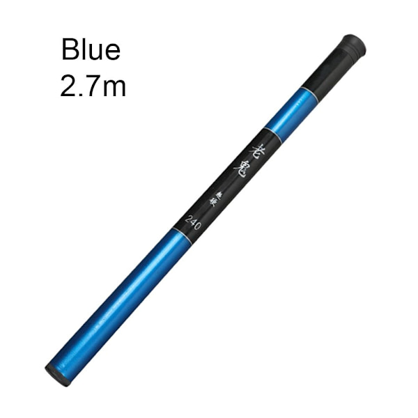 Teleskopisk fiskespö Stream Handstång BLÅ 2,7M 2,7M Blue 2.7m-2.7m