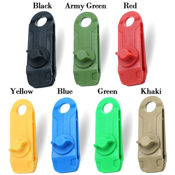 3 kpl pressuklipsit Alligator Clip Hook MUSTA Black