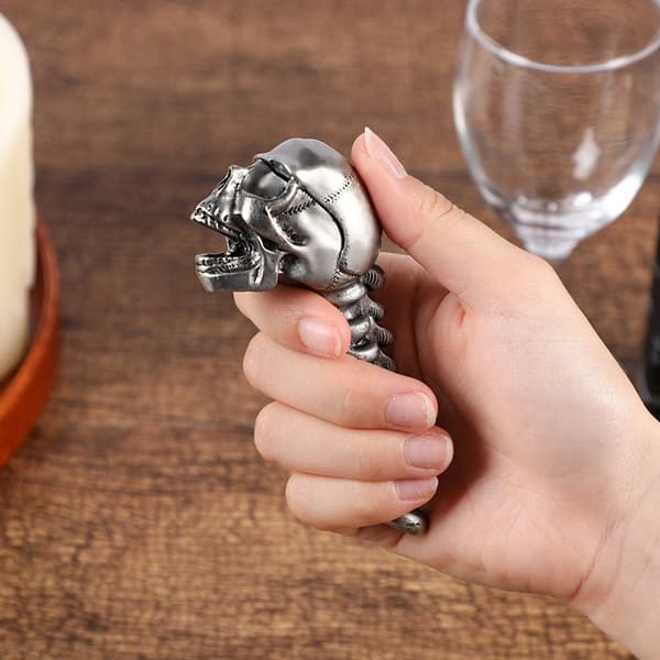 Skull Beer Opener Skull Head Pullonavaaja Uutuus Skeleton