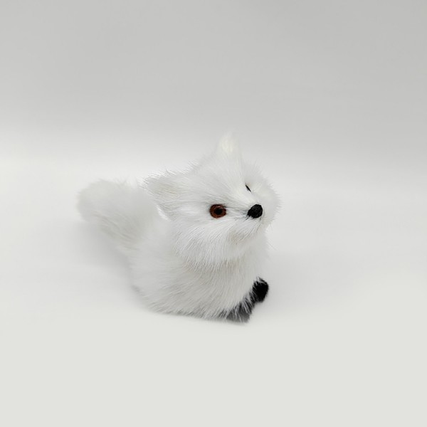 Simulaatio Furry Fox Malli Kettu Figuurit RUSKEA C C Brown C-C