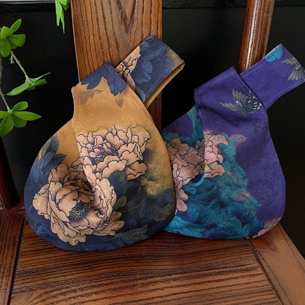 Blomsterhåndtaske Knot Håndledstaske 1 1 1