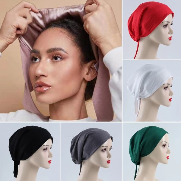 Turban Hat Hijab Cap GRØNN Green