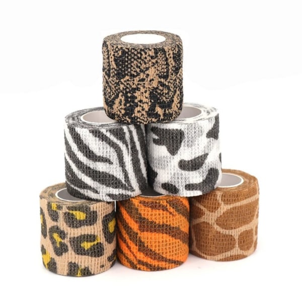 5 stk Elastisk Bandage Pet Tape ZEBRA ZEBRA Zebra