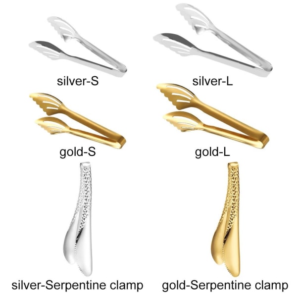 Food Clip Steak Clip GULD SERPENTINE CLAMP SERPENTINE CLAMP gold Serpentine clamp-Serpentine clamp