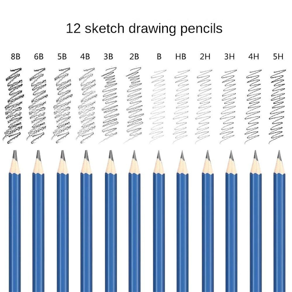 72ST Professionell pennsats Set Sketch Pencil