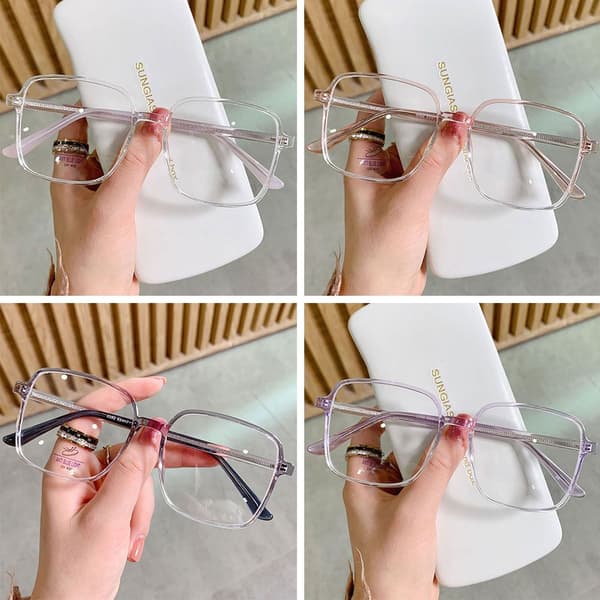 Anti-Blue Light Glasses Ylisuuret silmälasit HARMAA Grey