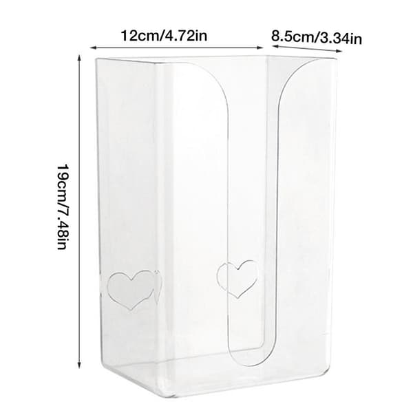 Teline Tissue Box läpinäkyvä Transparent