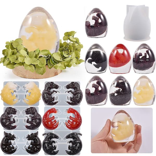 Dragon Egg Ornament Silikonform 03 03 03