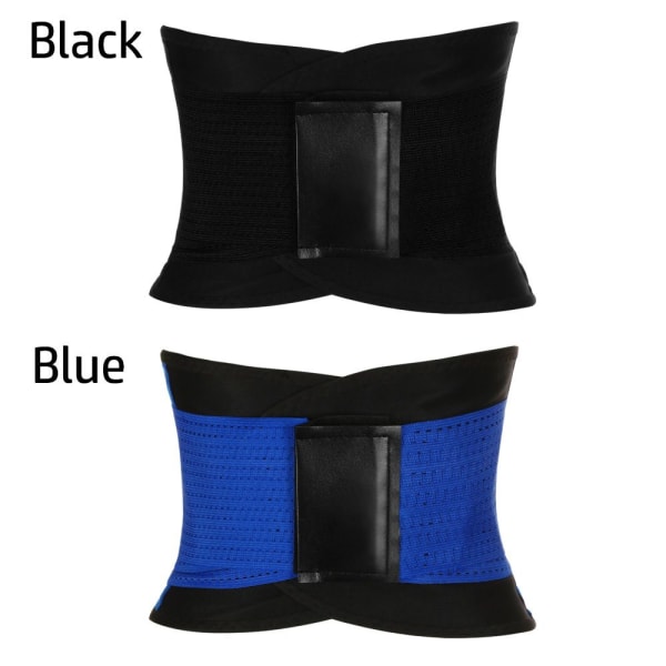 Waist Slim Trimmer Waist Cincher Trainer BLÅ L blue L