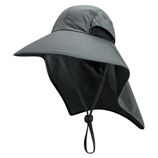 Sommer Solhatt Camping Vandring Cap SORT black