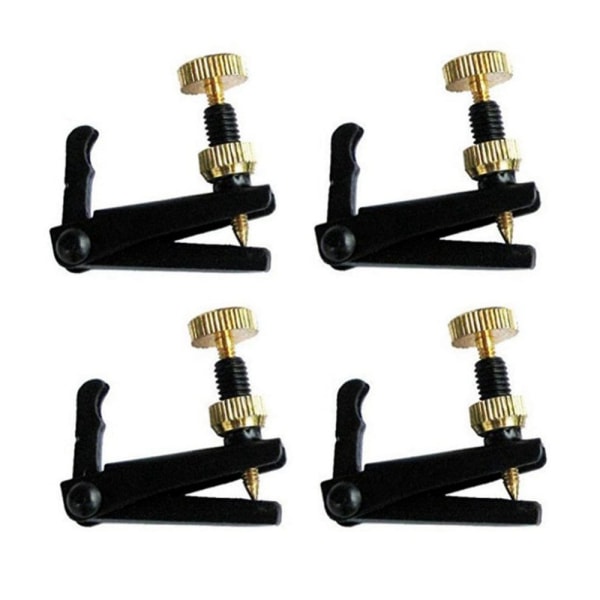 Violinstreng Fine Tune Juster Tuner 3/4-4/4 SORT Black