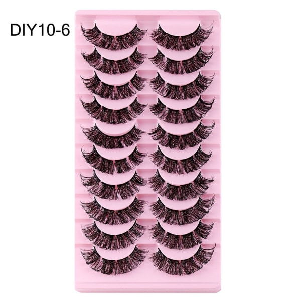 10 par klyngevipper ligner extensions DIY10-6 DIY10-6 DIY10-6