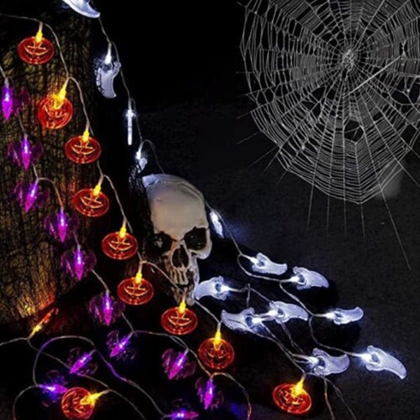 Halloween LED String Light Skeletter Lights 3 3 3