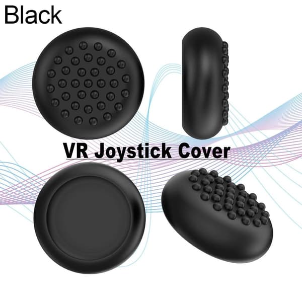 10 stk VR Joystick Cover VR Thumb Caps SORT black