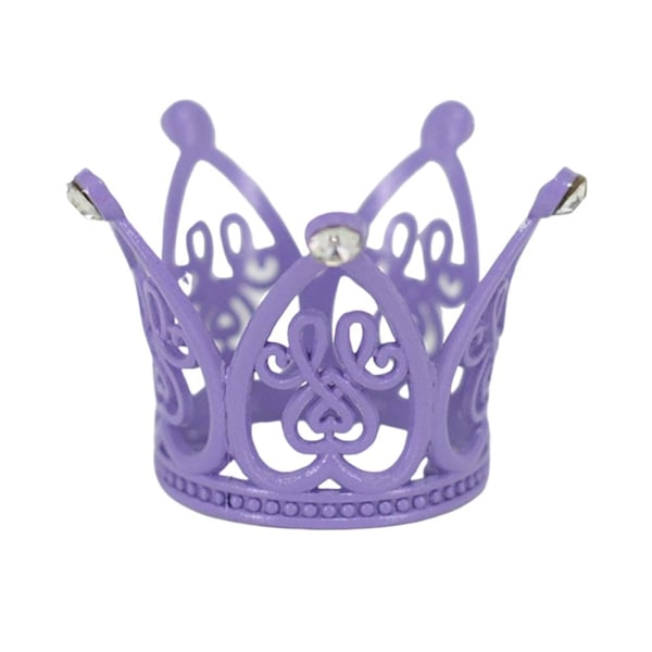 Krystallkule Base Glass Kule Holder LILLA Purple