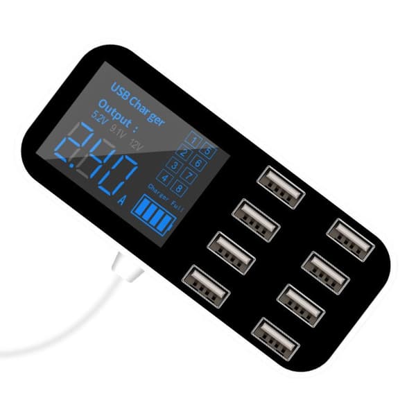 Hurtiglading bil USB-laderstasjon Telefonlader