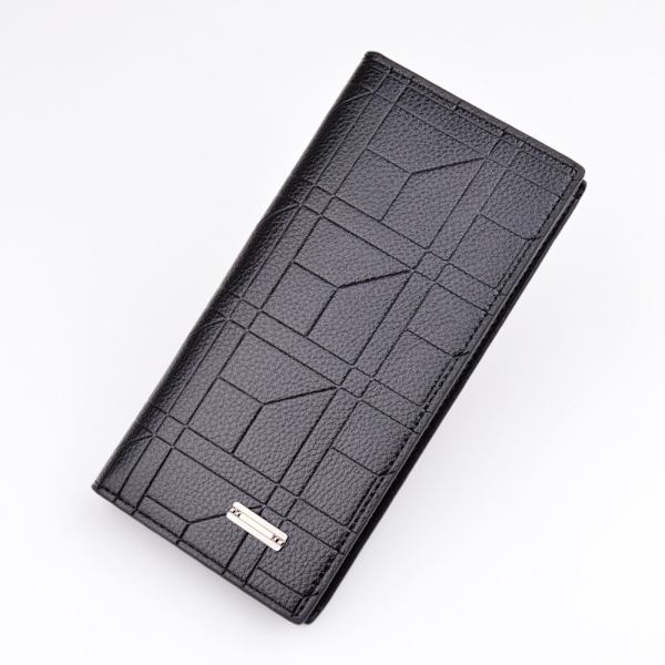 Herrplånböcker Modepräglad väska SVART Black