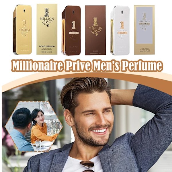 Paco Rabanne 1 Million Privé EDP Naturlig Spray 100ml - Gyllene miljoner