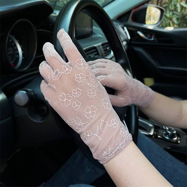 Sun Protection Gloves Short Gloves PINK pink