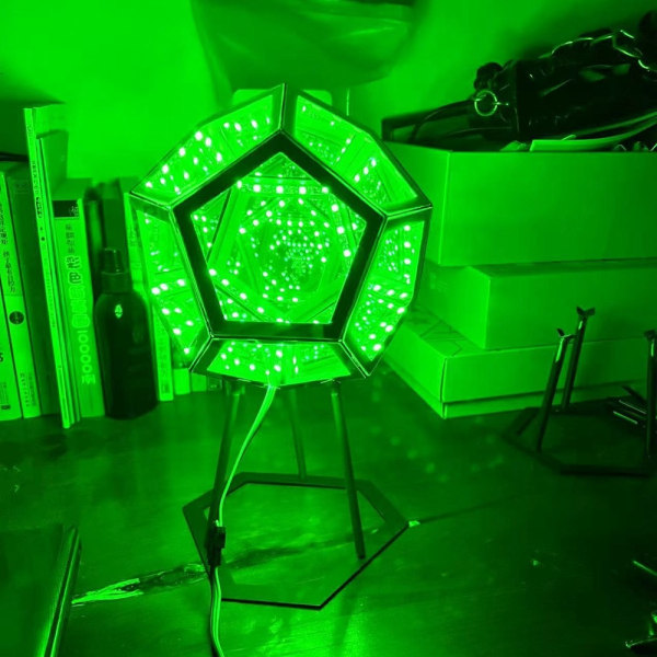 3D Cube Light Cube Night Light Fargerik Body Art Lamp