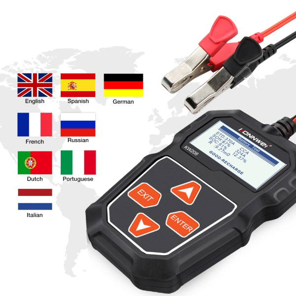 Bilbatteritester Circut Tester Batterianalysator 1pcs