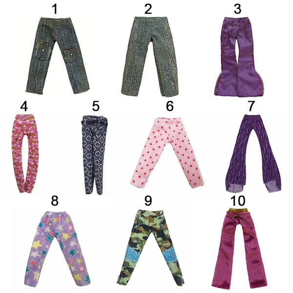 Floral Jeans Nahkahousut 2 2 2