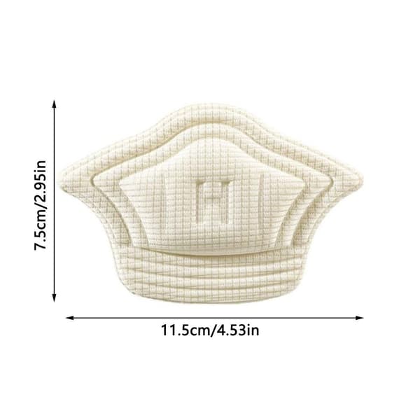 Hälgrepp Pads Skor Trainer BEIGE Beige