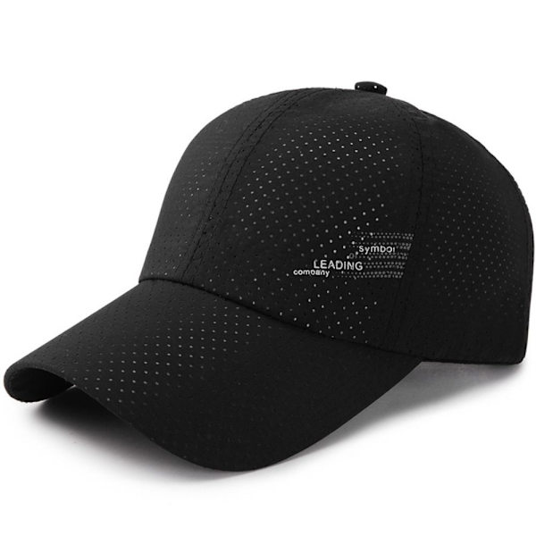 Nopeasti kuivuva baseball-lippis Cap MUSTA black