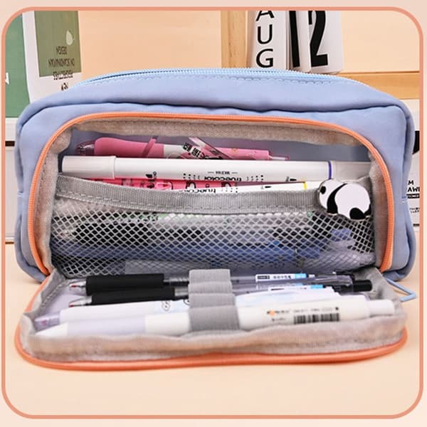 Pencil Bag Brevpapper Väska BLÅ blue