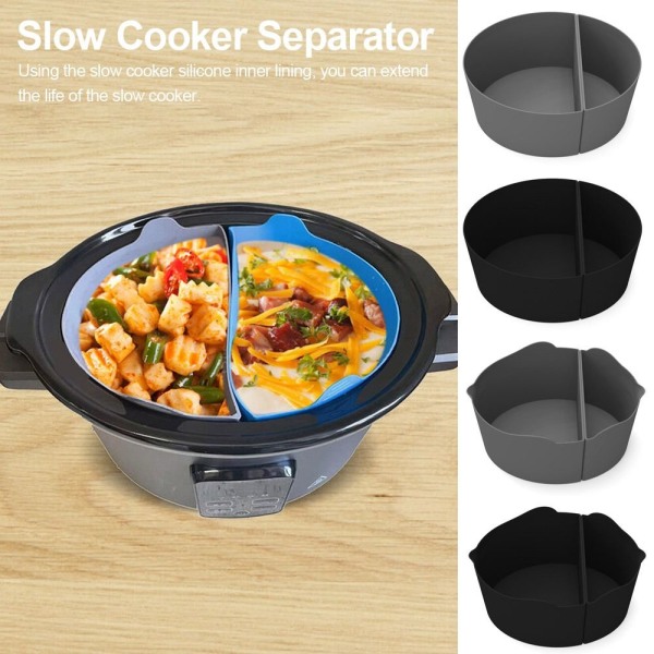 Slow Cooker Liner Slow Cooker Separator GRÅ STYLE-1 STYLE-1 Gray Style-1-Style-1